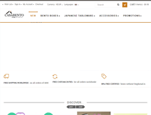 Tablet Screenshot of casabento.com